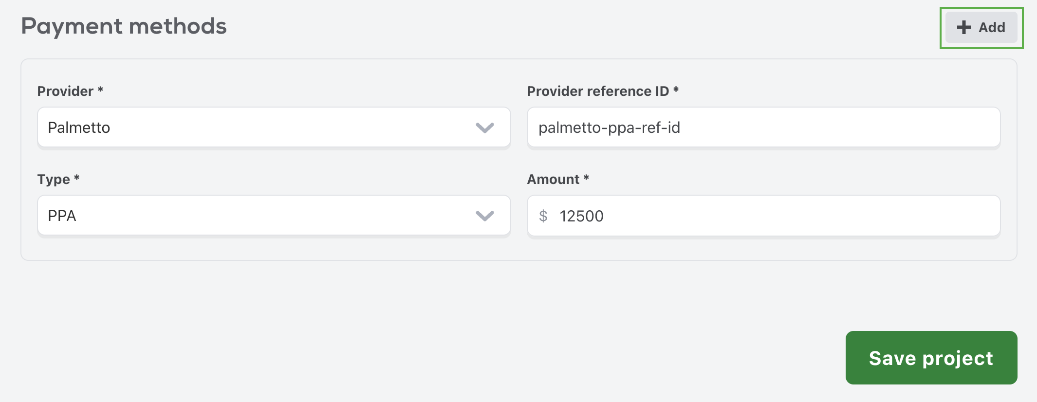 PaymentMethodsSection